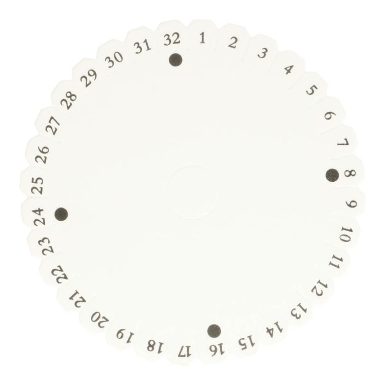 Welp kumihimo disk rond 150 mm - Hobbydoos.nl NI-48