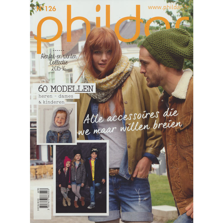 Phildar nr 126 Herfst winter 2015 2016 heren, dames en | Winter 2015 2016 Heren Maat S