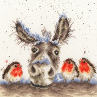 Borduurpakket dieren - Christmas Donkey - Bothy Treads