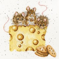 Borduurpakket dieren - crackers about cheese