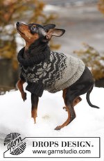 Honden trui met Noors patroon