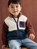 sportieve teddy kinderjas Otis