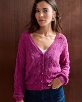 Damesvest in kantpatroon