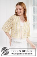 Hexagonvest met granny square patroon