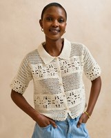 Damesshirt met polokraagje