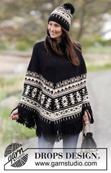 poncho-met-grafisch-patroon