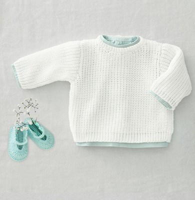 haakpatroon baby-trui