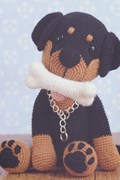 Haakpatroon Rottweiler Boris, gemaakt ....