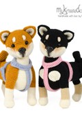 Haakpatroon Shiba Inu Kenij en Miya, ....
