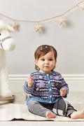 Breipatroon babyvest met gehaakte ....
