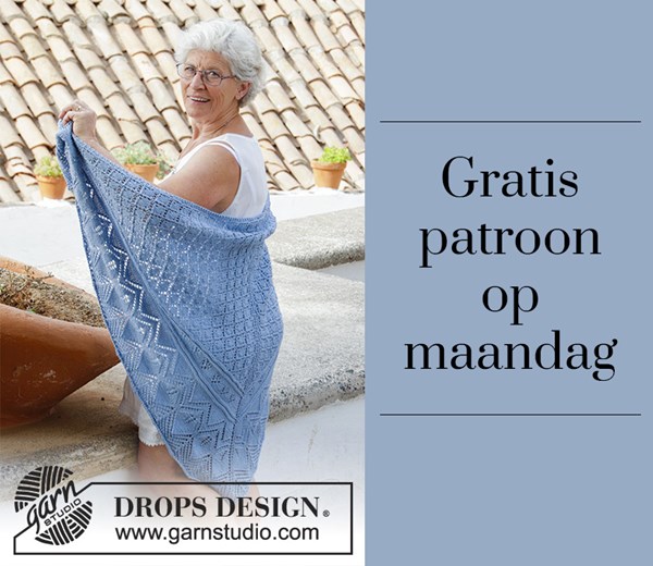 Gratis patroon - Breipatroon omslagdoek
