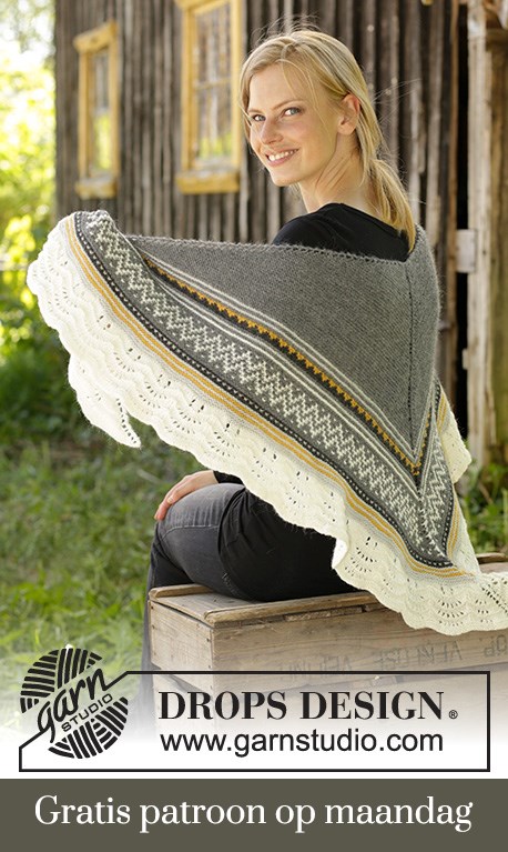 Gratis Patroon - Breipatroon Omslagdoek