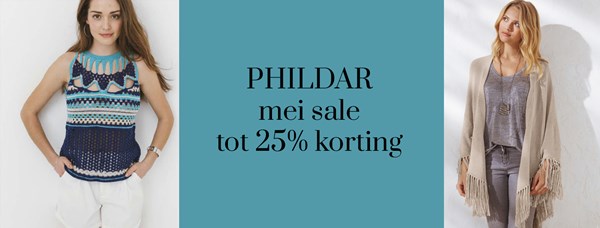 PHILDAR mei Sale tot 25% korting