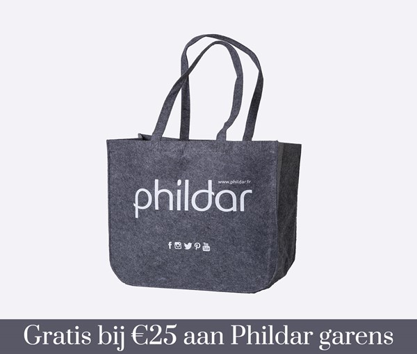 Gratis tas bij €25 Phildar garens